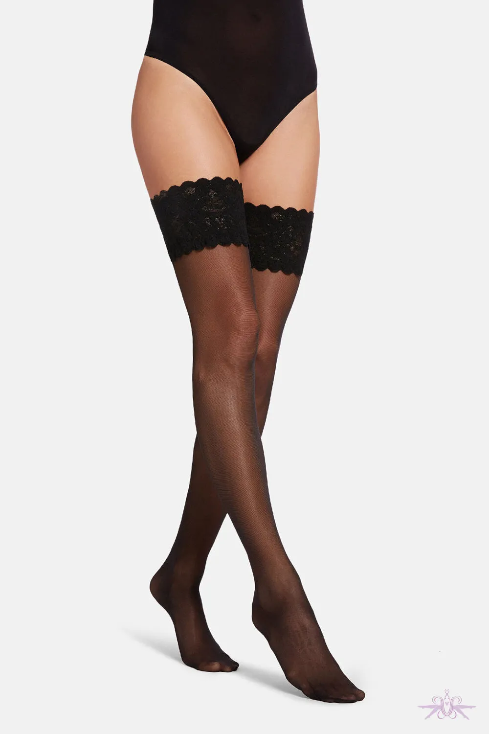 Wolford Satin Touch 20 Stay Ups