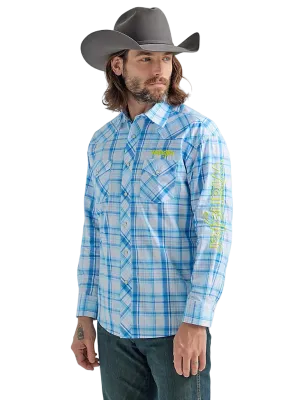Wrangler Men's Western Plaid Shirt - Tall