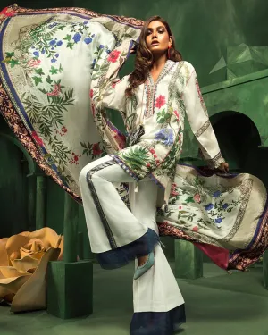 Zaha by Khadijah Shah – 2pc Lawn Collection – Gitana (ZL-08A)